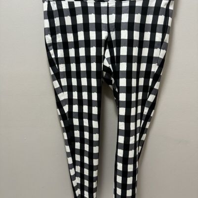 Torrid Betsy Johnson Black White Checkered Pixie Pants Size 0 NWT